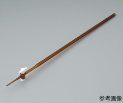 Burette thủy tinh có khóa hãm PTFE màu hổ phách đậm 10mL AS ONE 6-254-02